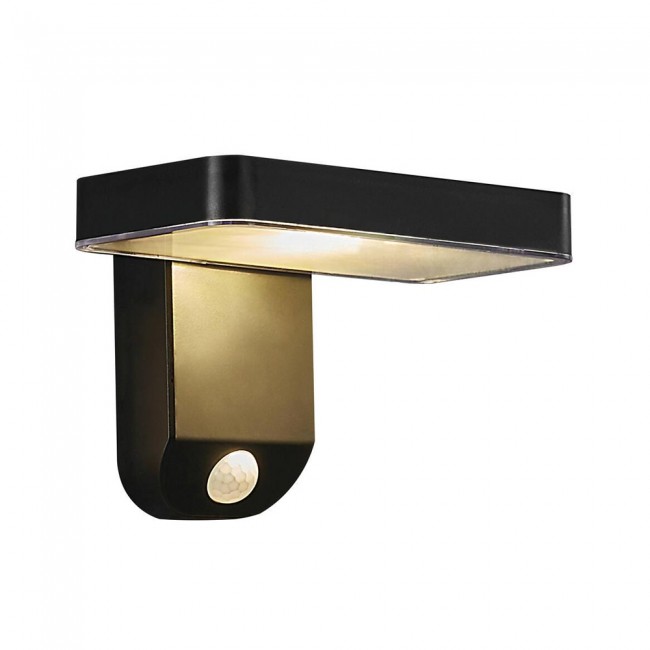 Aplique exterior LED solar con sensor Rica Square (5W) Aplique exterior LED solar con sensor Rica Square (5W)