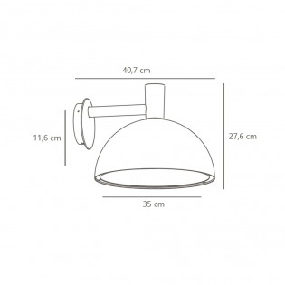 Outdoor Wall Lamp Arki 35