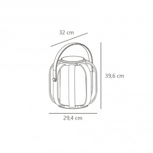Lámpara solar portátil LED Bob (4W)
