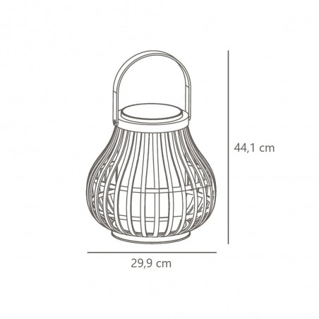 Lámpara portátil solar LED Lazy (4W)