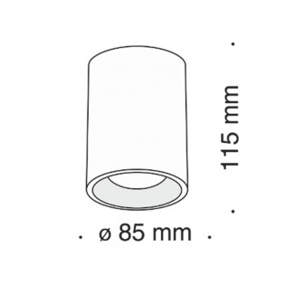 Plafón de techo Alfa II