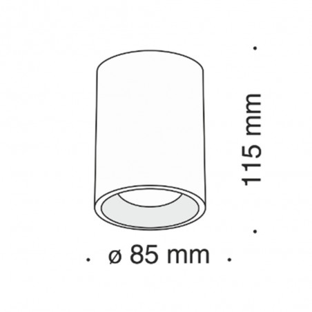 Plafón de techo Alfa II