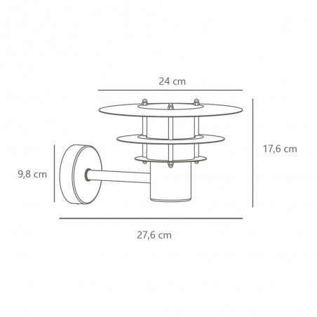Outdoor Wall Lamp Bastia 24