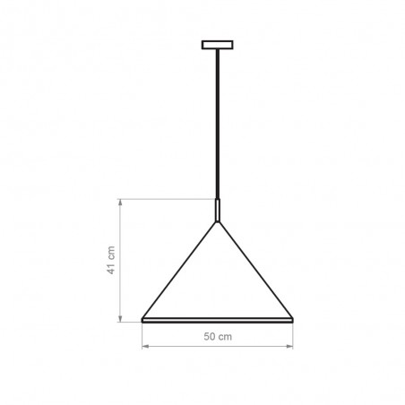Conical ceiling lamp Sutton