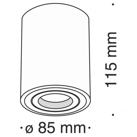 Plafón de techo Alfa VI