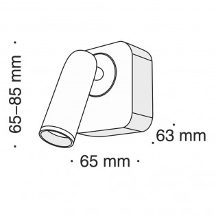 Aplique de pared Mirax II