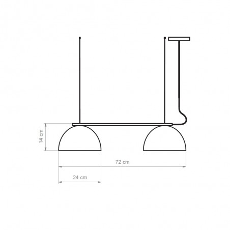 LED Track Light Absis Terracota (2x8W)