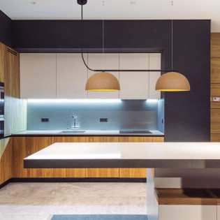 Regleta de techo LED Absis Terracota (2x8W)