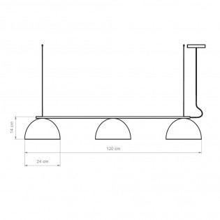 LED Track Light Absis Terracorta (3x8W)