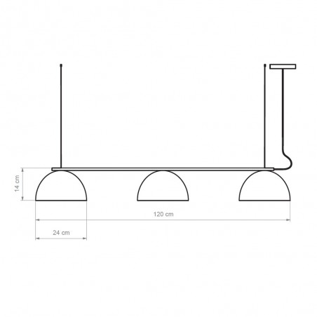 Regleta de techo LED Absis Blanco (3x8W)