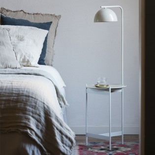 Lámpara de pie mesa LED Absis Blanco (8W)