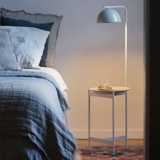 Lámpara de pie mesa LED Absis Blanco (8W)