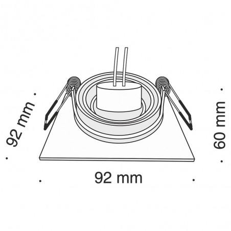 Downlight empotrable Atom II