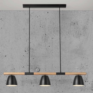 Regleta colgante Theo (3 luces)