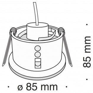 Downlight empotrable Zoom