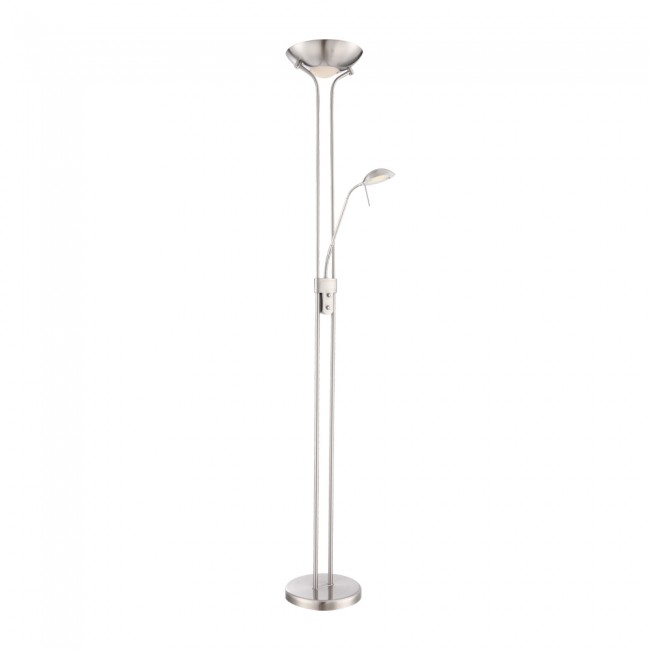 Lámpara de pie LED Olimpia II Níquel (18W+5W) Lámpara de pie LED Olimpia II Níquel (18W+5W)