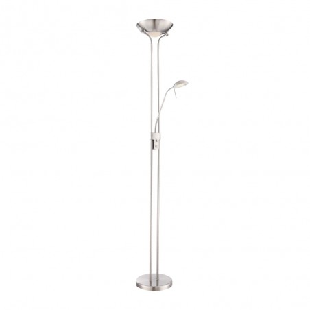 LED Floor Lamp Olimpia Níckel (18W+5W)