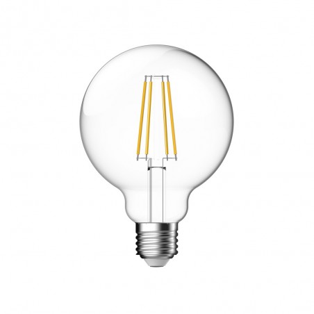 Bombilla LED E27 G95 Transparente Smart (4.7W)