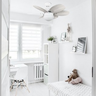 Ventilador de techo con luz Orion