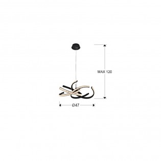 Lámpara de techo LED Ring (43W)