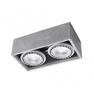 Plafón de techo Quatro (2 luces)