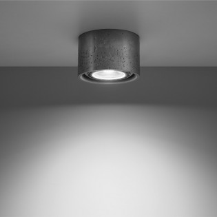 Ceiling Flush Light Basic Concrete
