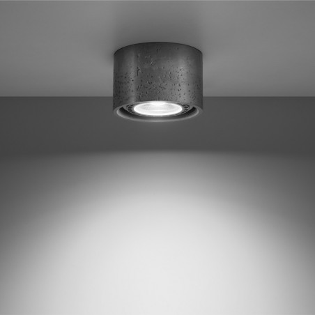 Ceiling Flush Light Basic Concrete