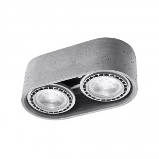 Plafón de techo Basic (2 luces)