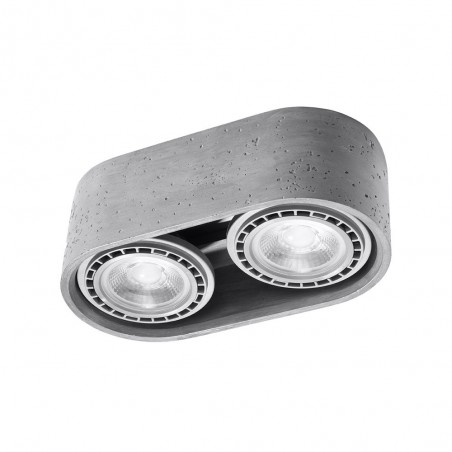 Plafón de techo Basic (2 luces)
