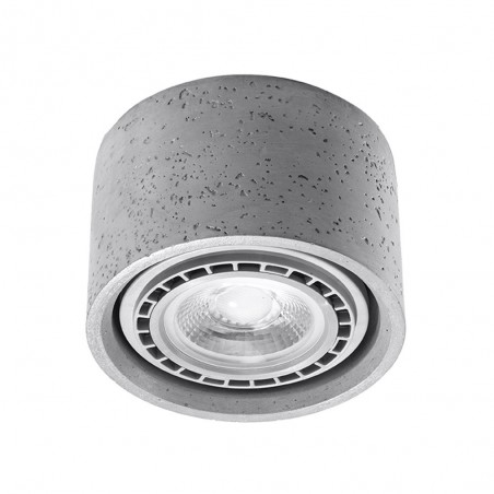 Ceiling Flush Light Basic Concrete