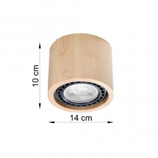 Plafón de techo Basic Madera