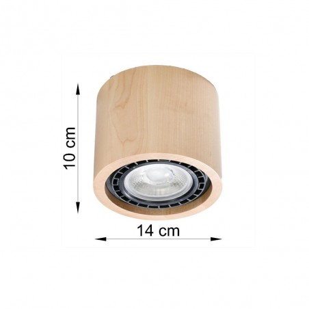 Plafón de techo Basic Madera