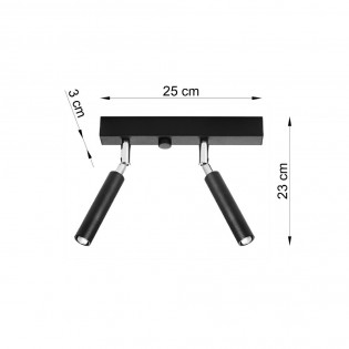Regleta de techo Eyetech (2 luces)