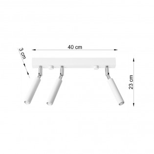Regleta de techo Eyetech (3 luces)