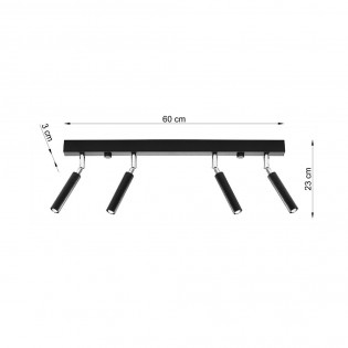 Regleta de techo Eyetech (4 luces)