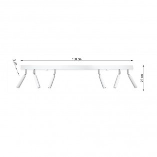 Regleta de techo Eyetech (6 luces)
