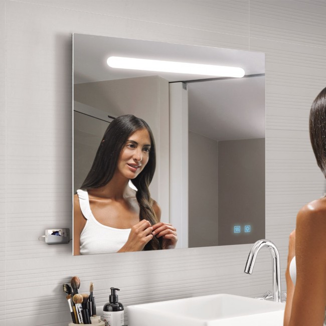 Mirror with LED light Lina USB (50x70 cm.)