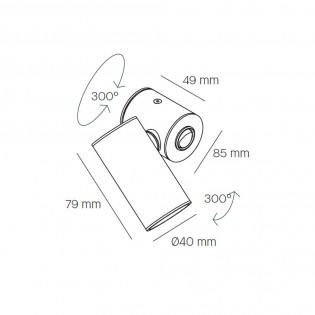 Aplique de pared LED Haul (5W)