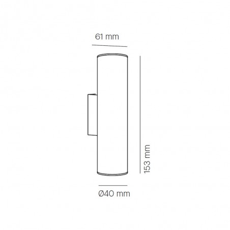 Aplique de pared LED Haul (2x5W)