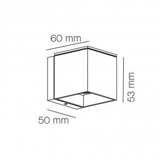 Aplique CromadoLed 1X4W.  Mini Dau Led