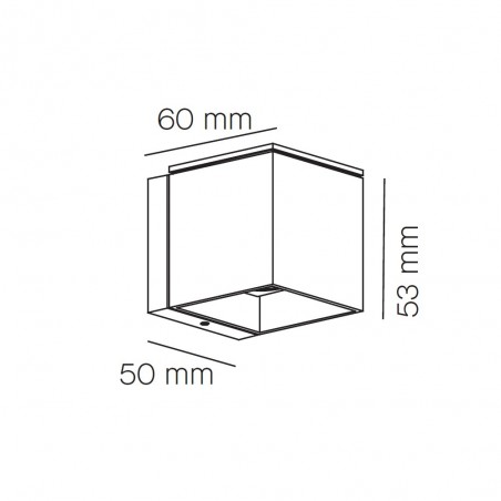 Aplique CromadoLed 1X4W.  Mini Dau Led