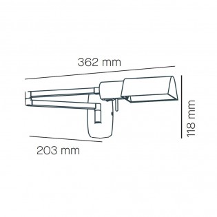Aplique LED orientable Elea (15W)