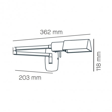 Aplique LED orientable Elea (15W)