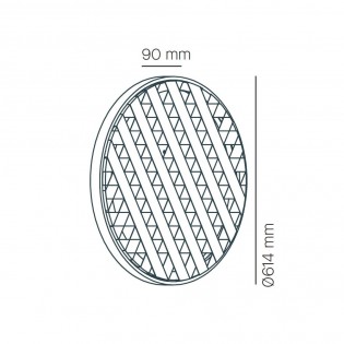 Aplique de pared LED Loom (22W)