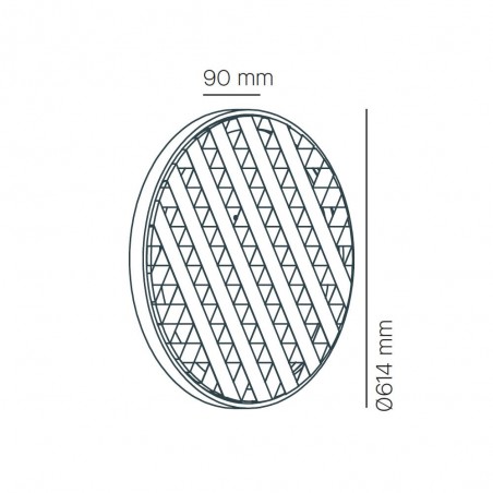 Aplique de pared LED Loom (22W)