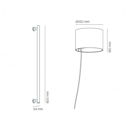 Aplique de pared Wire