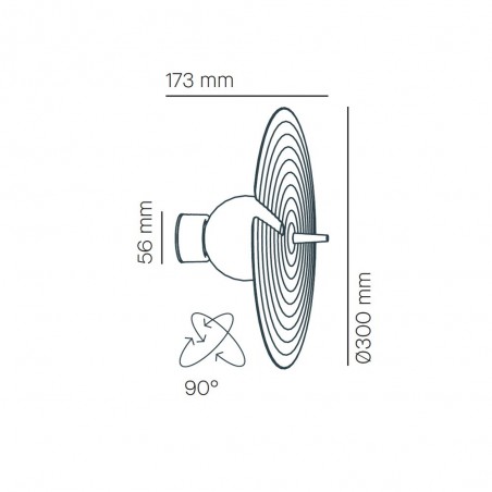 Aplique de pared Symphony