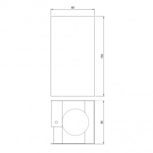 Aplique de pared Cleo II (2 luces)