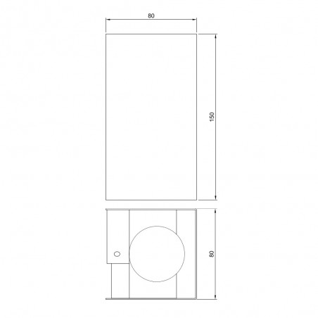 Aplique de pared Cleo II (2 luces)