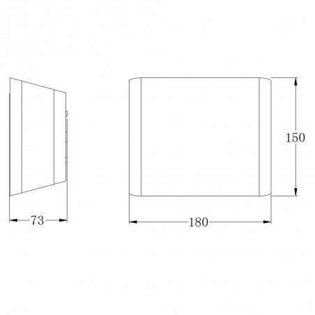 Aplique de exterior Led 12W - 013505